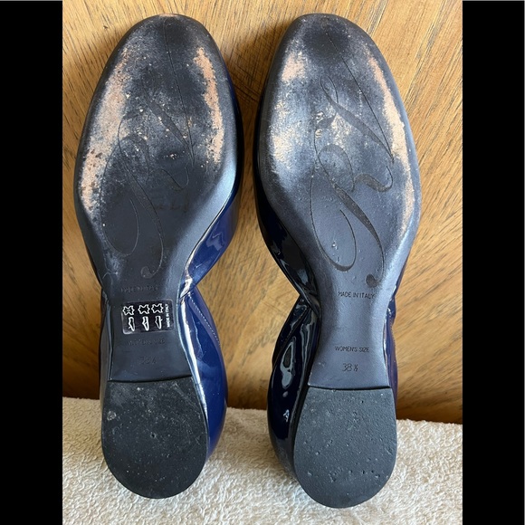 Roger Vivier blue  flats, size 8 US size very good condition - Picture 6 of 11